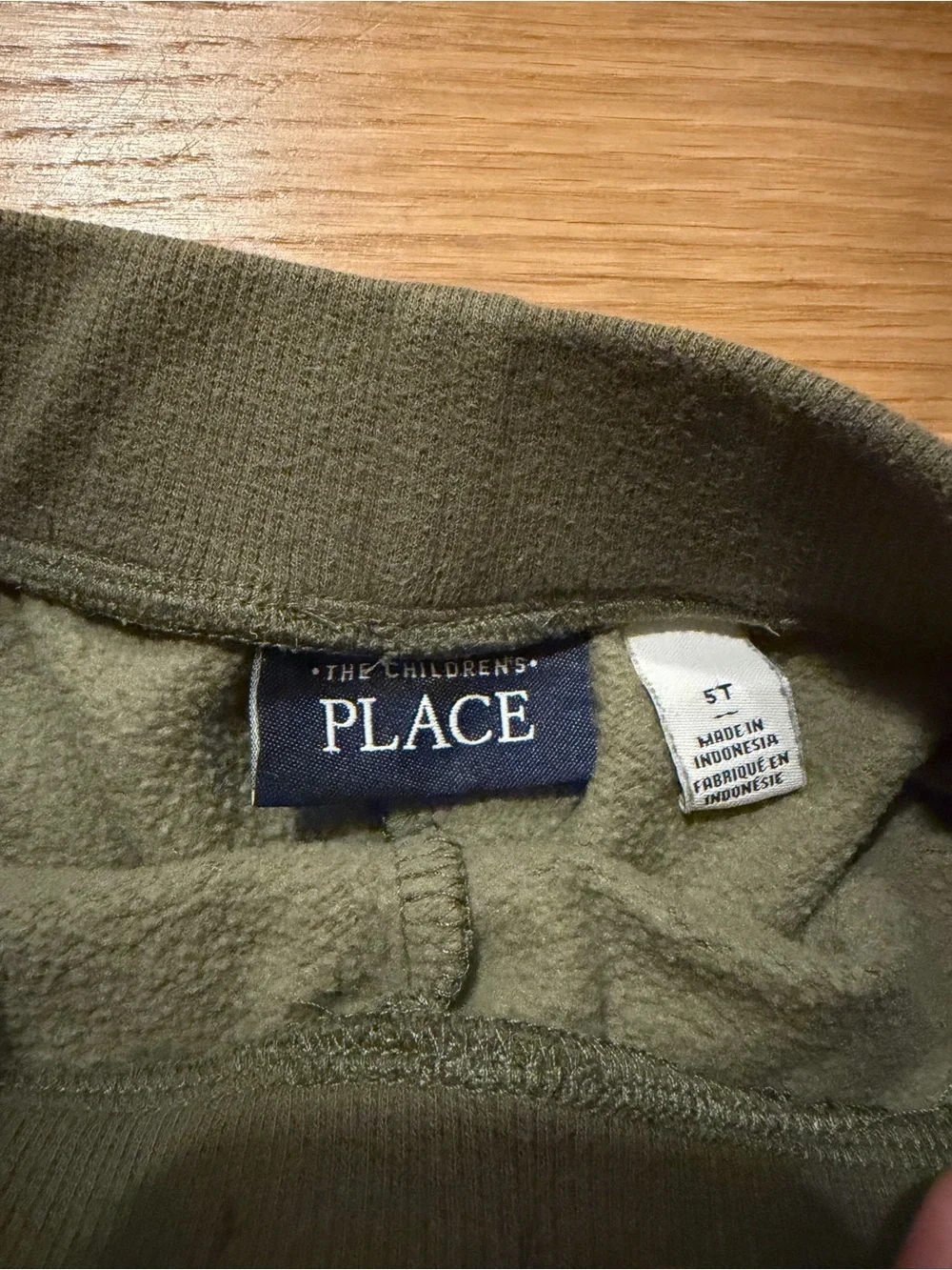 The Children's Place Olive Green Construction Print Joggers